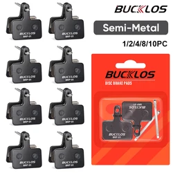 BUCKLOS Semi-Metal Brake Pads Mountain Bike Hydraulic Disc Brake Pads for SHIMANO B01S B05S MTB Road Bicycle Cycling Brake Part