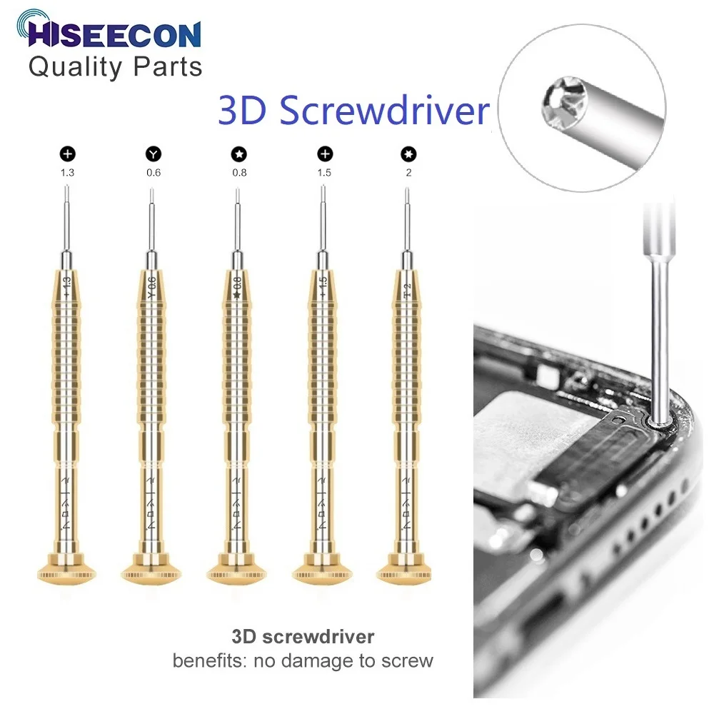 MasterXu 2D 3D Screwdriver Tips Tweezers Set For iPhone Screen 12 11 Pro Max Repair Qianli JC JCID Bit MotherBoard Remover Kit