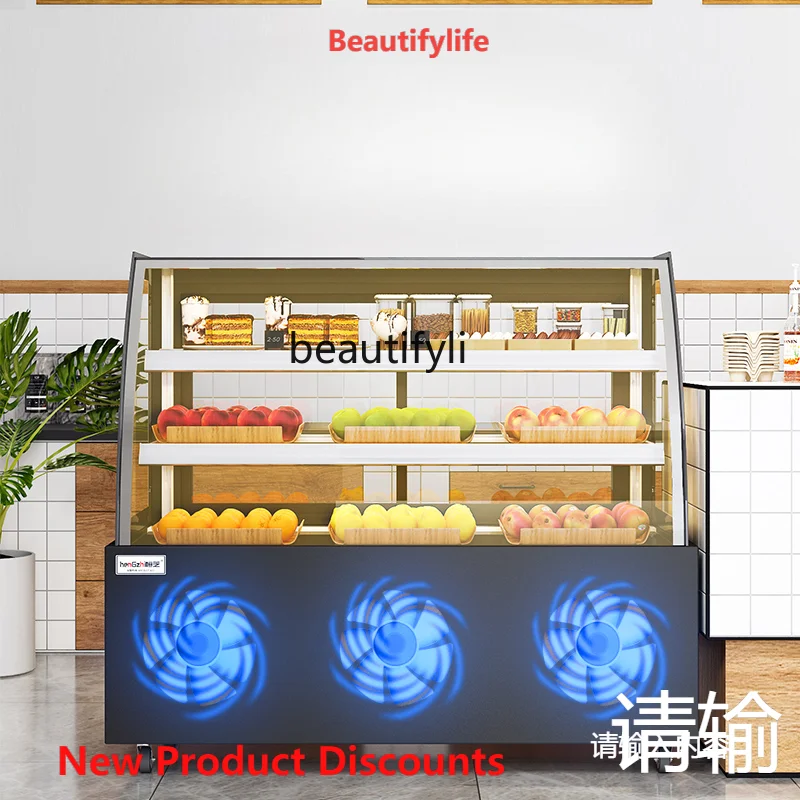 

A61 Cake Counter Frozen to Keep Fresh Commercial Fruit Cooked Dessert Freezer Air-Cooled Desktop Display Cabinet