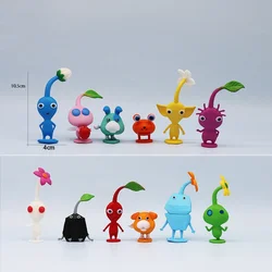 12Pcs/Set Anime Game PIKMIN Figure Captain Olimar PIKMIN PVC Action Figure Collection Model Doll Toys For Kids Christmas Gifts