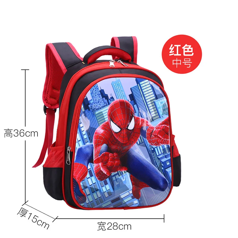 New Spider-man Batman Cartoon Cartoon Schoolbag Kindergarten Children Cool Superhero Fashion Cute Backpack Pupils Light Backpack