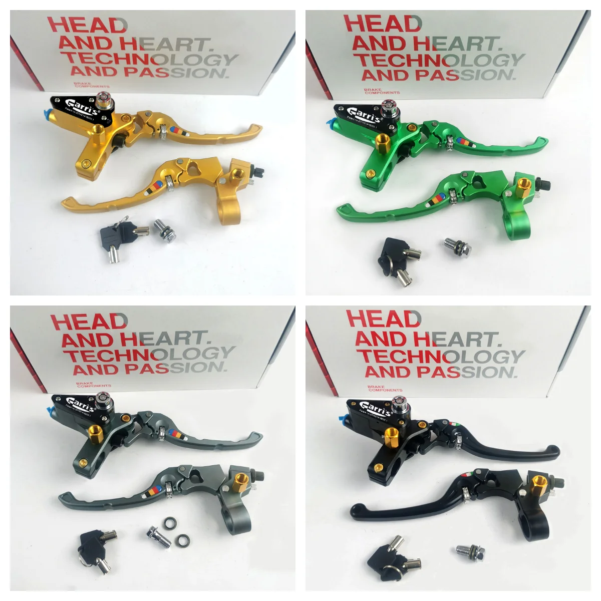 

12,7 мм Garris электрический велосипед мотоцикл однодисковый тормоз противоугонный замок тормозная ручка модифицированный с ЧПУ боковой насос сцепления