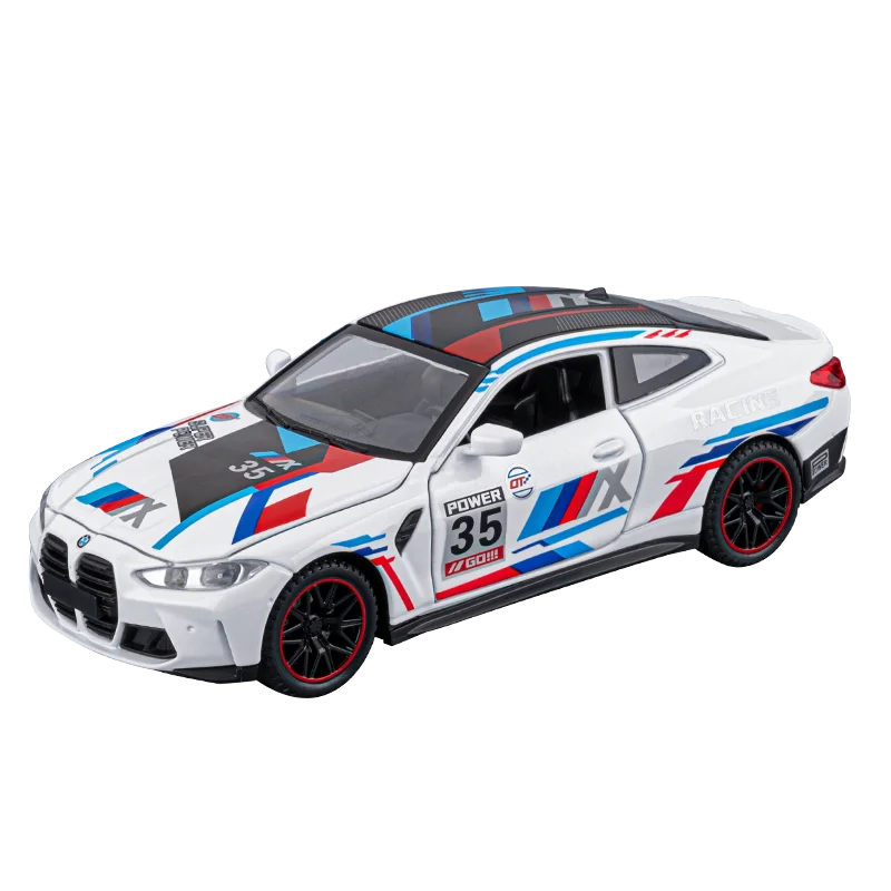 1:32 M4 Track Edition Alloy Car Model Children's and Boys' Toy Car Supercar Collection Ornament
