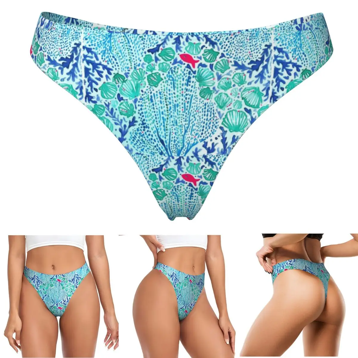calcinhas-g-string-personalizadas-lily-pulitzer-respiraveis-confortaveis-e-elasticas-para-mulheres