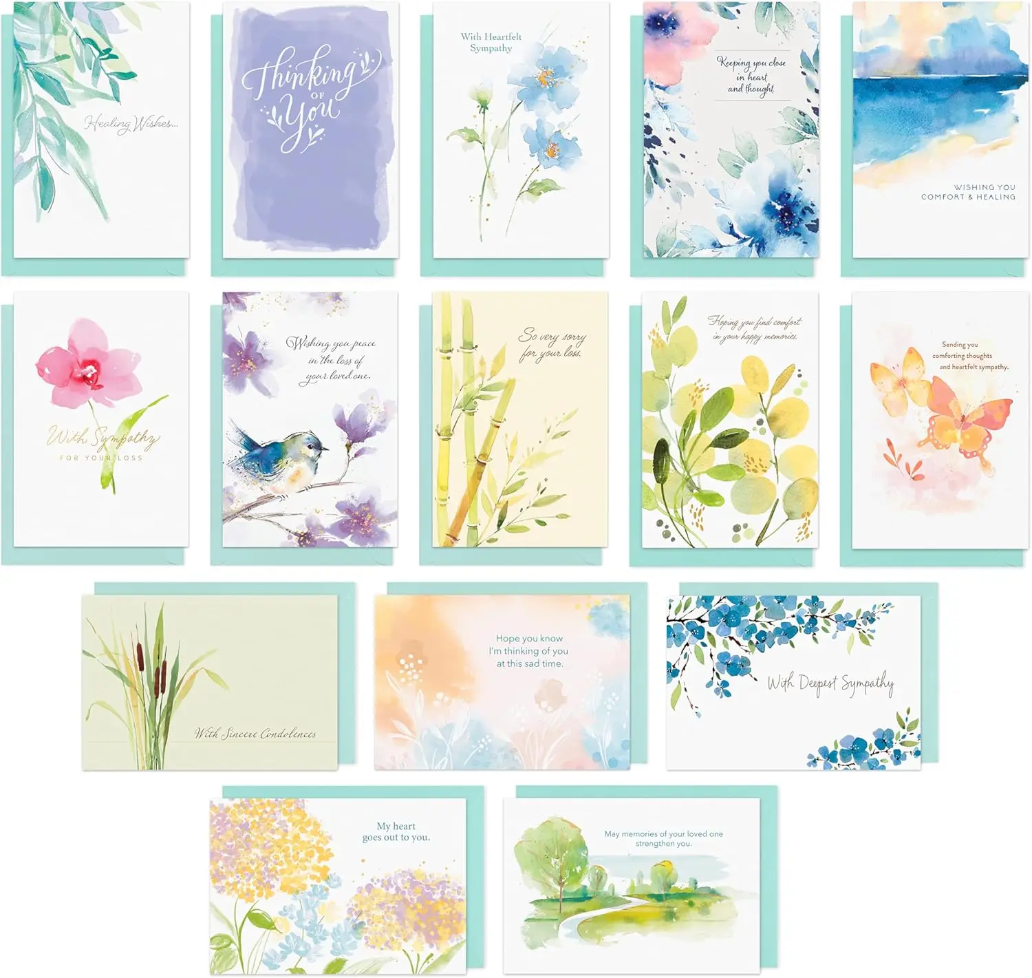 

Greetings Deluxe Boxed Sympathy Card Assortment (15-Cards)