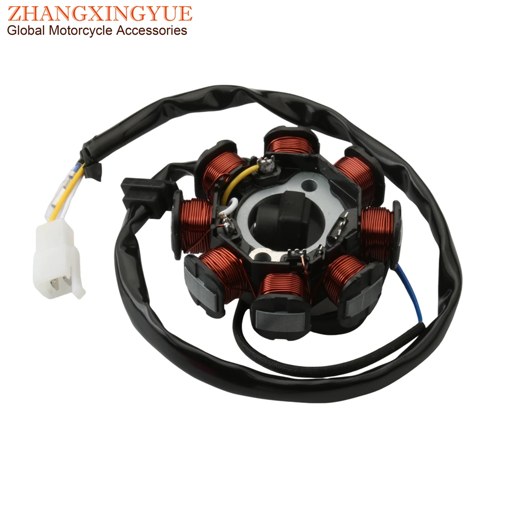 Scooter Coil Magneto Stator For SYM Cello Allo 125 Symphony SR 125cc 4T 31120-Z7A-000