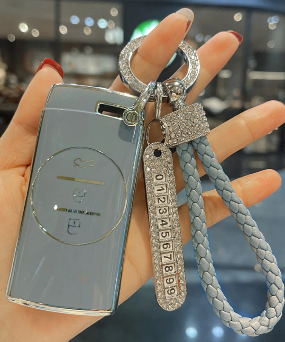 Keychain TPU Auto Remote Key Fall Abdeckung Shell Fob Für Chery Tiggo 4 5X 7 Pro 8 Exeed Txl Tx lx ARRIZO7 E3 E5 A3 A5 Tiggo 3 5 3X