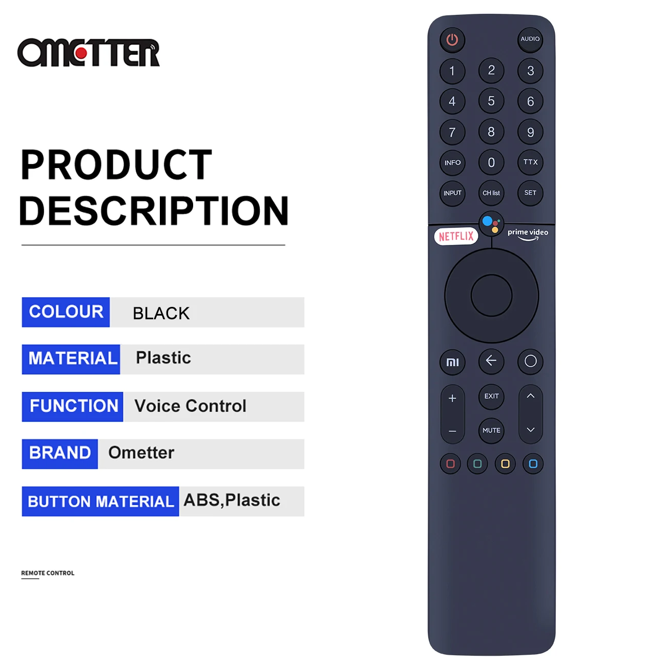 New XMRM-19 360° Bluetooth Voice Remote Control For Xiaomi Android TV MI TV P1 32 43 55 MI TV Q1 75 L32M6-6AEU L75M6-ESG