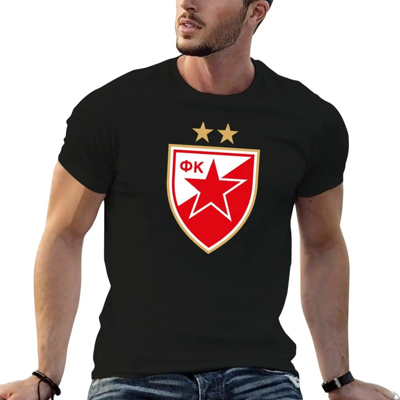 Crvena Zvezda Red Star Belgrade - Red Star Belgrade T-Shirt Lightweight Gym Training T-Shirt