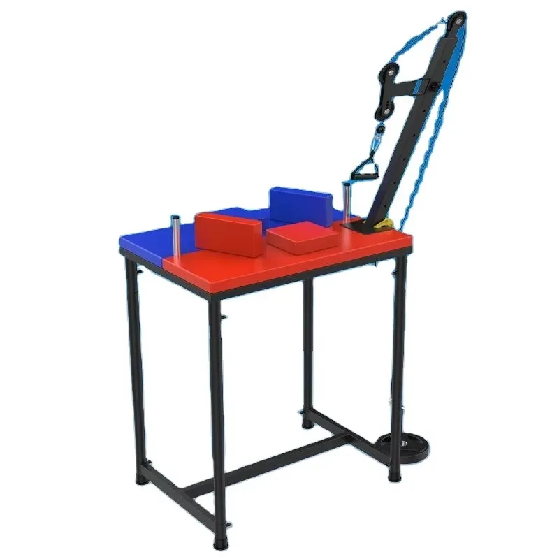 طاولة مصارعة المعصم شديدة التحمل - منصة مصارعة الذراع المعززة للمنافسة وتدريبات القوة