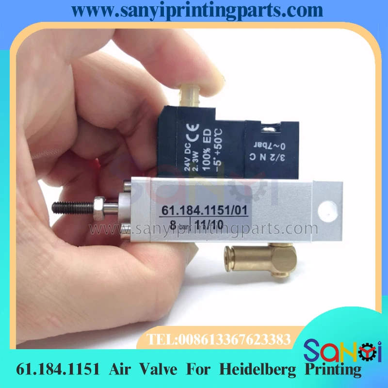 

1 шт. 61.184.1151 блок клапана воздушного цилиндра D20 H4 для деталей печатной машины Heidelberg SM102 CD102