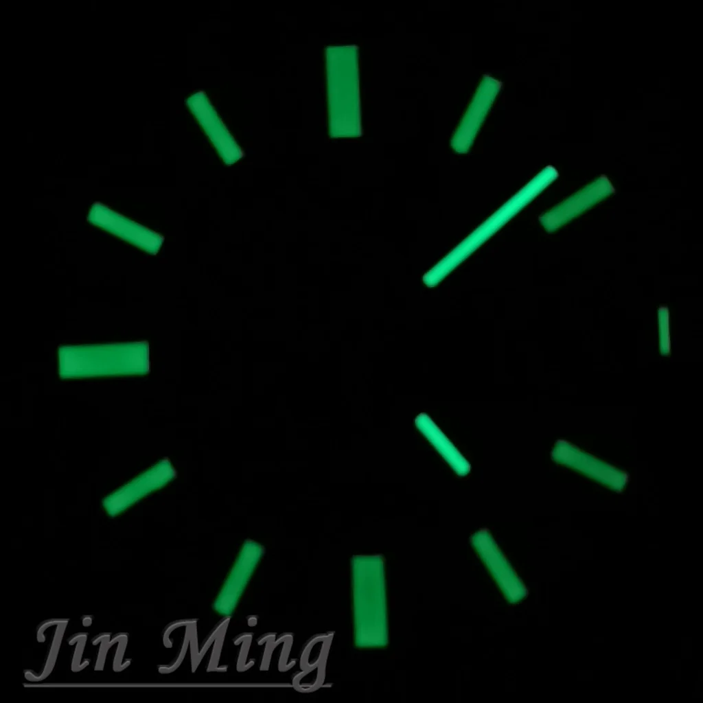 High Quality 28.5mm Silver Gold Black Blue Date Window Green Luminous Aseptic Dial Fit NH35 /NH36/4R/7S Automatic Movement
