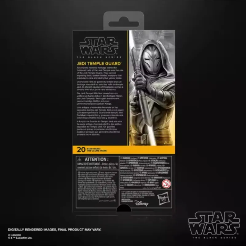 

Original Hasbro STAR WARS The Black Series Jedi Temple Guard Anime Figure Collection Model Toy