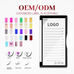 Do Private Logo DIY Logo False Eyelash Extensions Personal Eyelashes Personal Logo Name Eyelash ODM OEM Customize Box Sticker