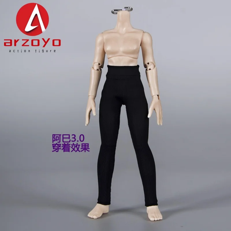 CHILI TOYS-pantalones de Yoga simples para mujer, mallas deportivas a escala 1/12, modelo de cuerpo de figura de acción de 6"