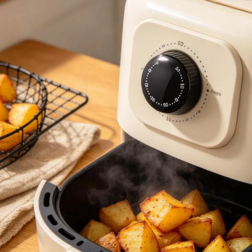 High=Temp Resistant Air Fryer Knob Replacement For HD9200 Models For Easy Install Black Timer Switch Greenhouse Accessories