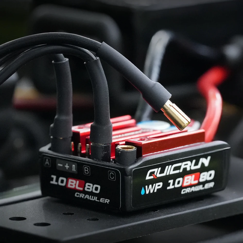 

Hobbywing Quicrun WP 10BL80 2-4S 80A Бессенсорный бесщеточный водонепроницаемый ESC