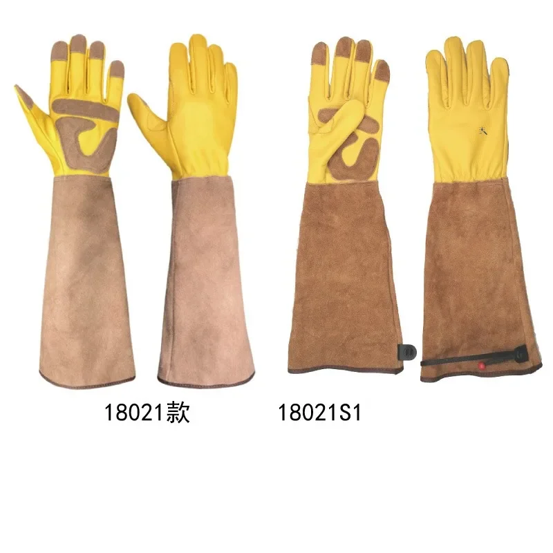 Durable Long Gardening Gloves Rose Pruning Thorn Proof Garden Gloves With Long Forearm Protection Gauntlets Unisex In Stock