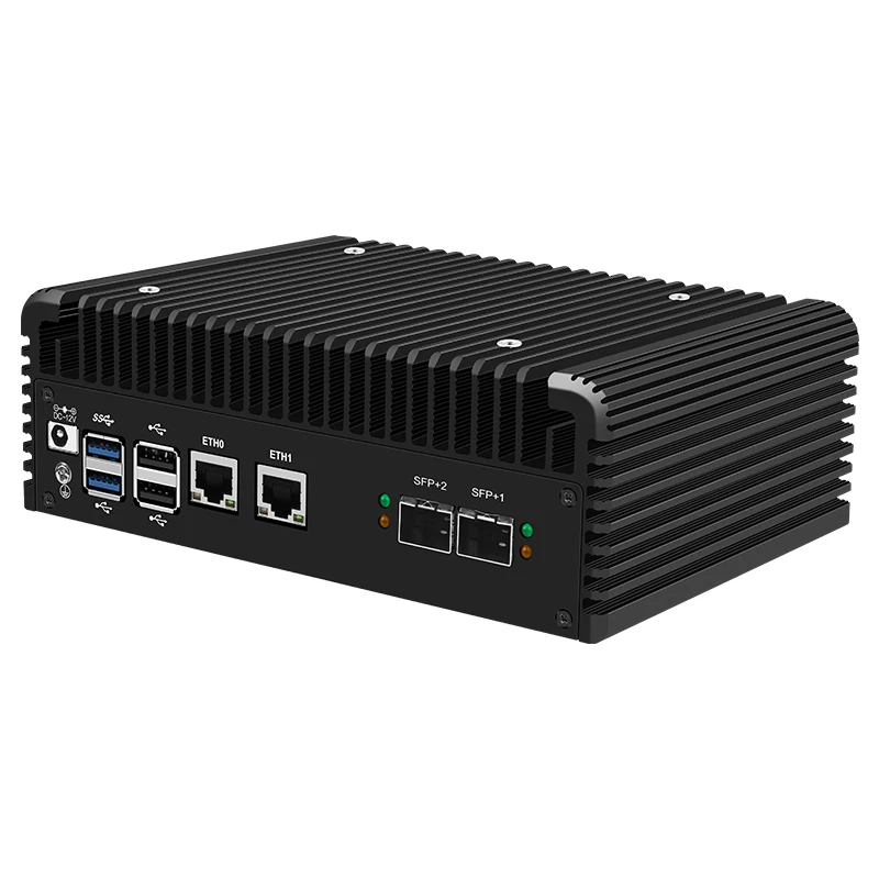 جهاز جدار الحماية الجديد NAS Intel i3 N305 N100 2x/1x 10G LANs SFP + أو 2x2.5G i226-V كمبيوتر صغير NVMe 2 * كمبيوتر خادم SATA Proxmox