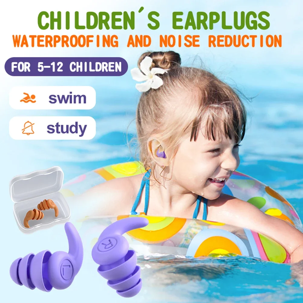 Ear Plugs | Soundproof Silicone Sleep Ear Plugs | Washable Hearing Protection Noise Cancelling Earplugs for Travel Sleep Snoring