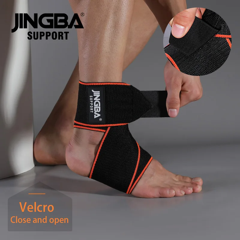 JINGBA SUPPORT 1 PCS Protective Tobillera para esguinces de tobillo Football Ankle Support Basketball Brace Compression