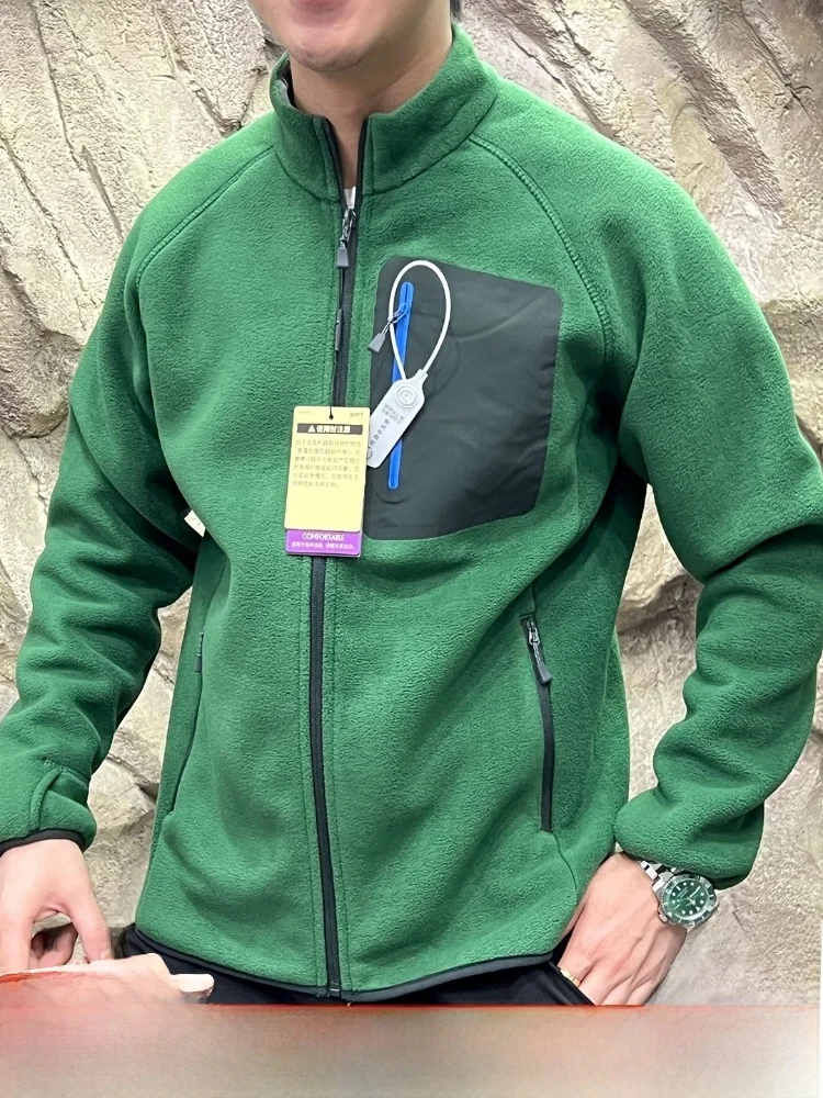 الراقية Fce مبطنة الوقوف طوق Jaet للرجال الرياضة في الهواء الطلق يندبروف الدافئة تنوعا الخريف الشتاء معطف زوجين عادية