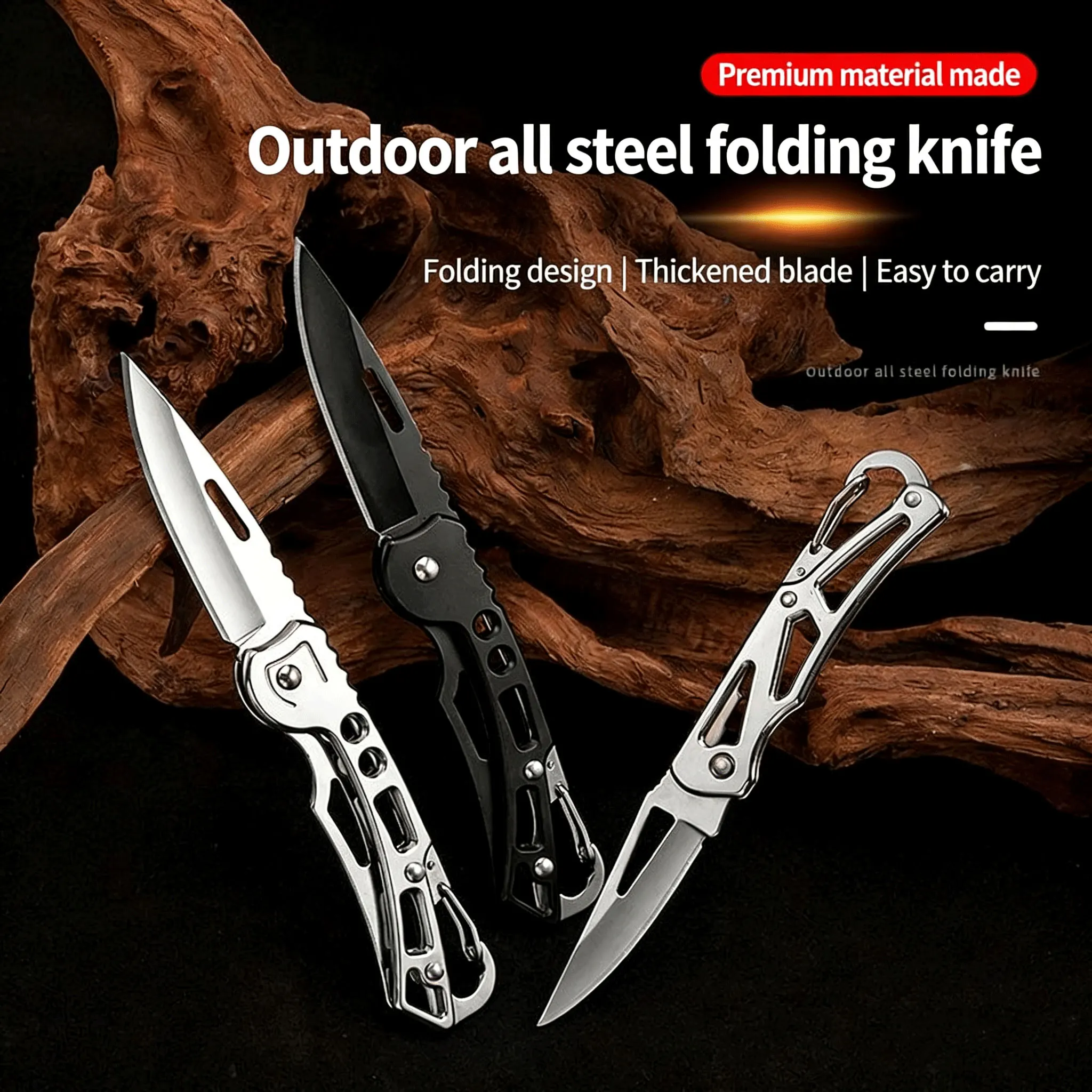 مجموعة سكين تقشير احترافي من الفولاذ المقاوم للصدأ مكونة من 3 قطع - مقبض غير قابل للانزلاق مقشرة خضروات الفواكه للمطبخ