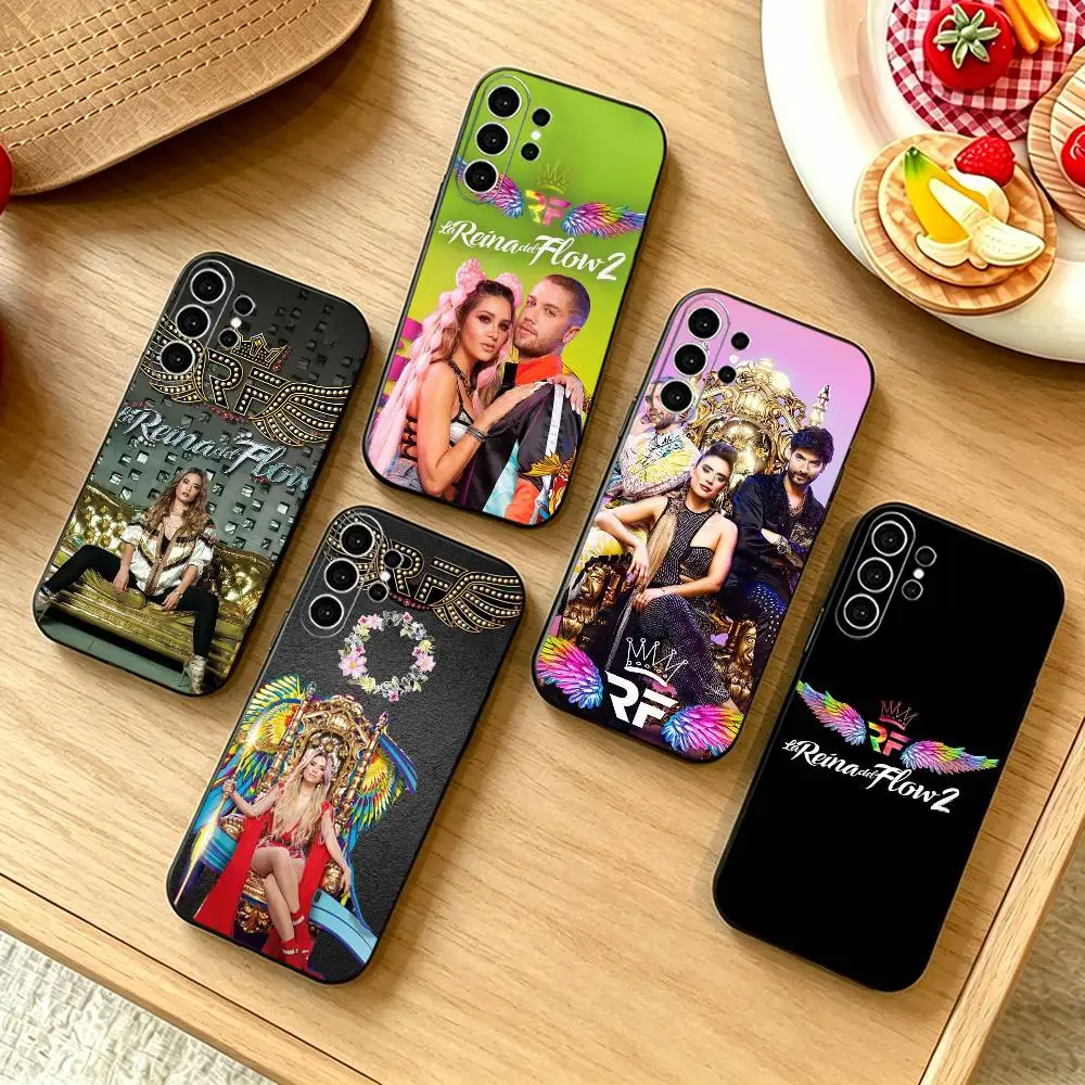 

The Queen of Flow Phone Case For Samsung S25,S24,S21,S22,S23,S30,Ultra,S20,Plus,Fe,Note,10,9,5G Black Cover