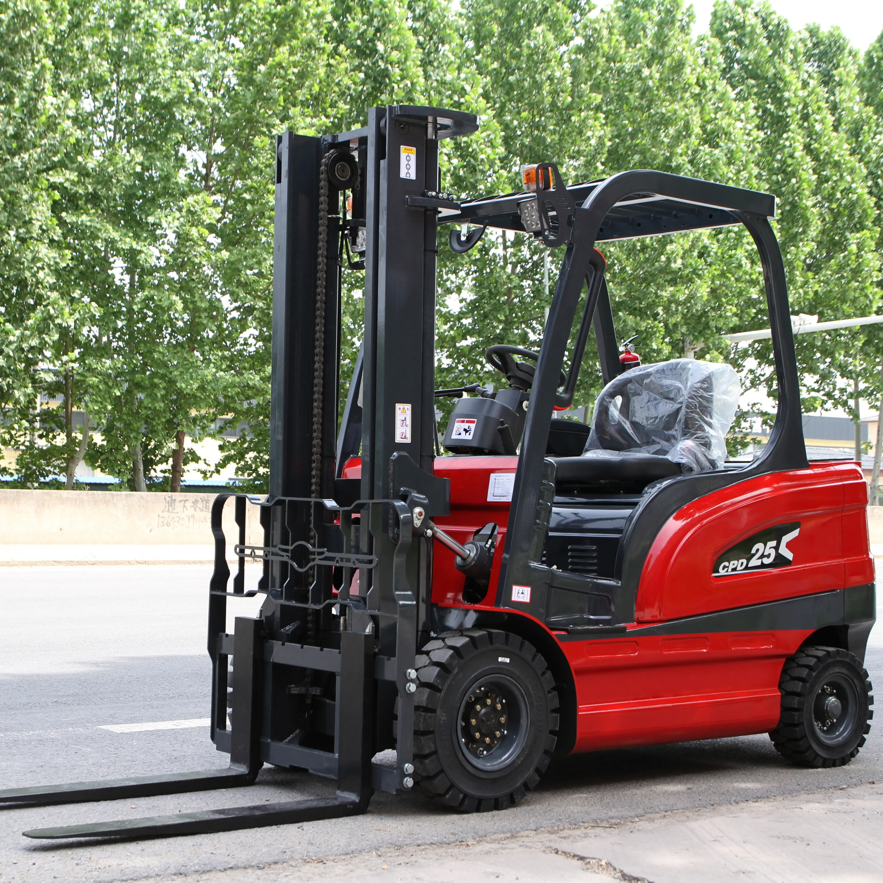 2.5t Mini Lithium Battery Narrow Aisle & Small Reach Truck Fully Brushless Controller System Seat Model Electric Forklift