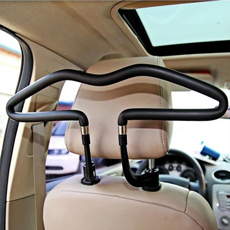 Car Seat Back Clothes Hanger Rod Vehicle Rear Seat Garment Hanging Bracket For Suit Storage