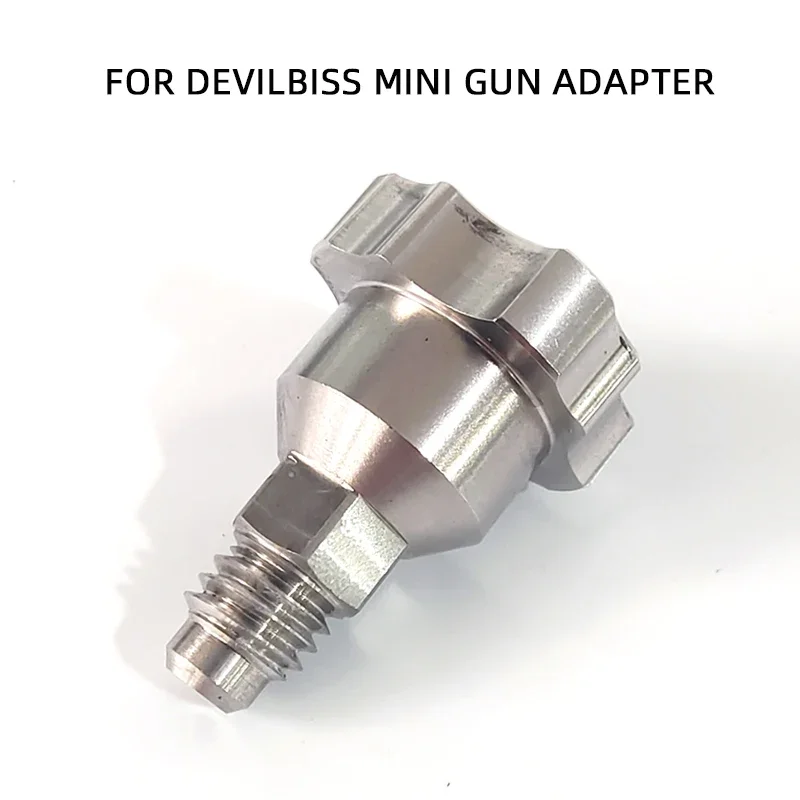 

damSuitable For Sata Debilibiss Spray Gun Adapter Quick Connector M11X1.5/ M10X1mm Connector Is Suitable For No-Clean Cup