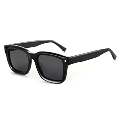 ZENOTTIC 2026 Classic Design Polarized Sunglasses Unisex Handmade Acetate Thick Frame Sun Glasses Male Trend Square Shades