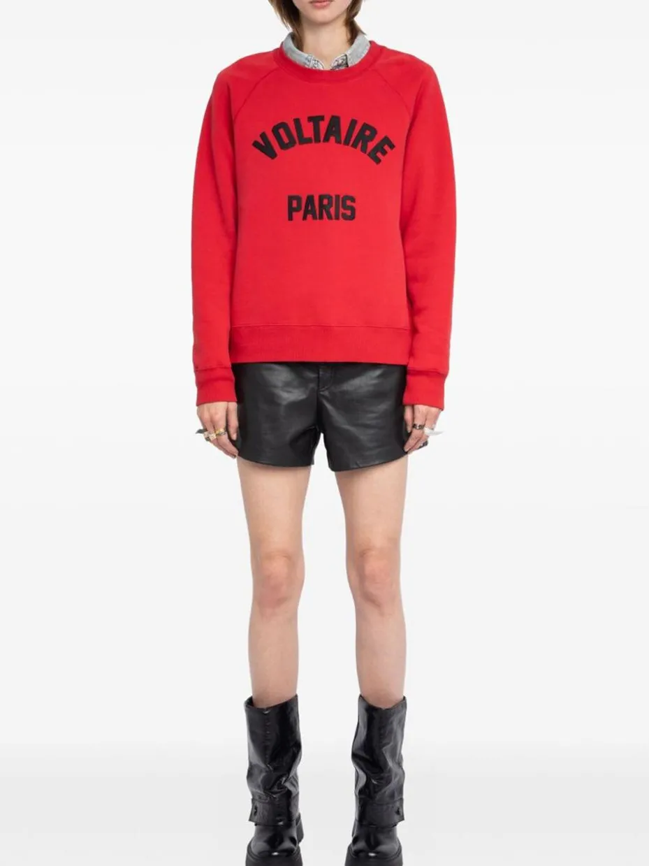 2 ألوان البلوز المرأة التصحيح التطريز رسالة س الرقبة فضفاضة سيدة البلوفرات غير رسمية خريف 2025