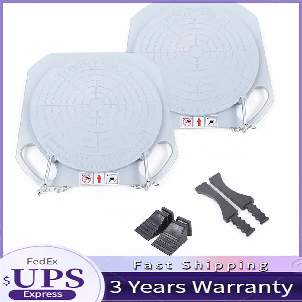 5 Ton Wheel Alignment Turn Plates for Car & Truck Front End, Durable 1 Pair