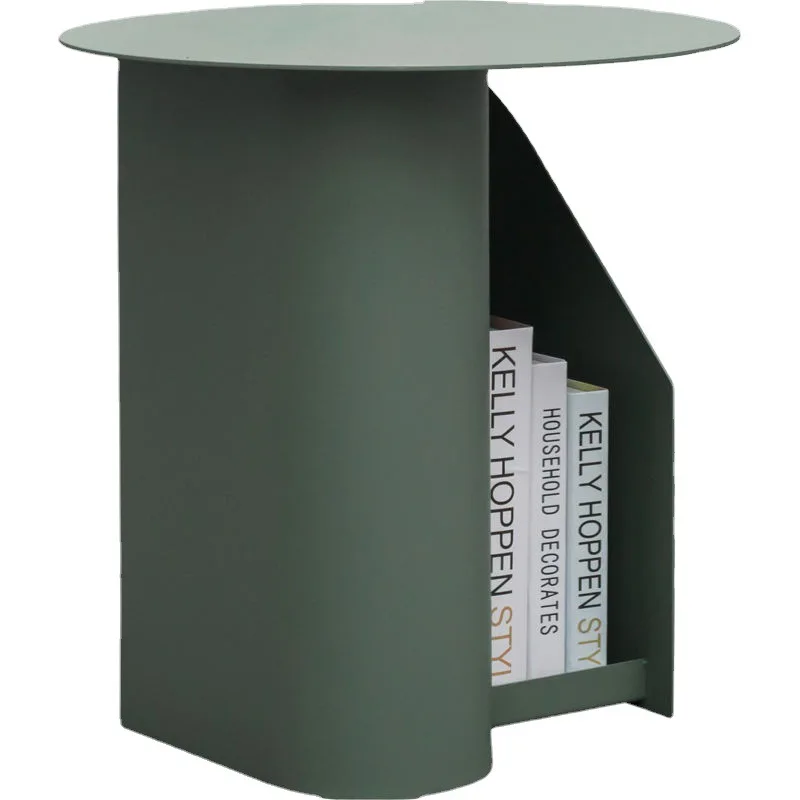 

wrought iron Nordic sofa edge, Japanese-style shelves, simple and modern corner for home use