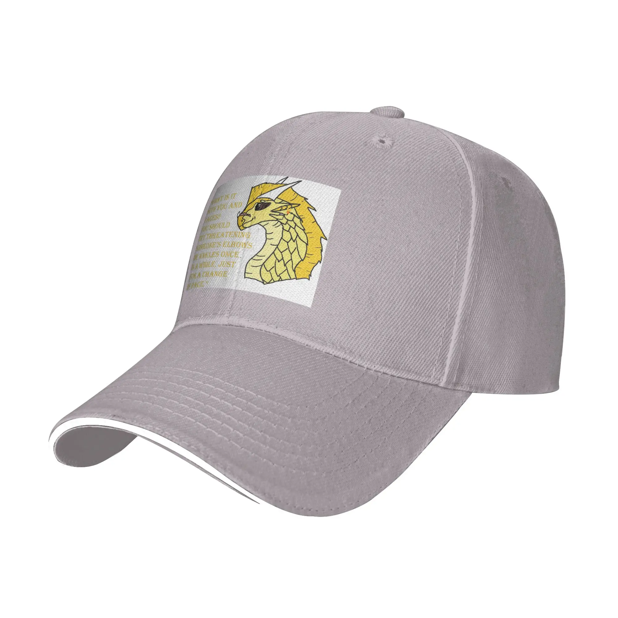 Qibli Quote [OUTDATED!! SEE DESCRIPTION!!] Cap Baseball Caps Adjustable Hat Hip Hop Summer Unisex Baseball Hats Customizable