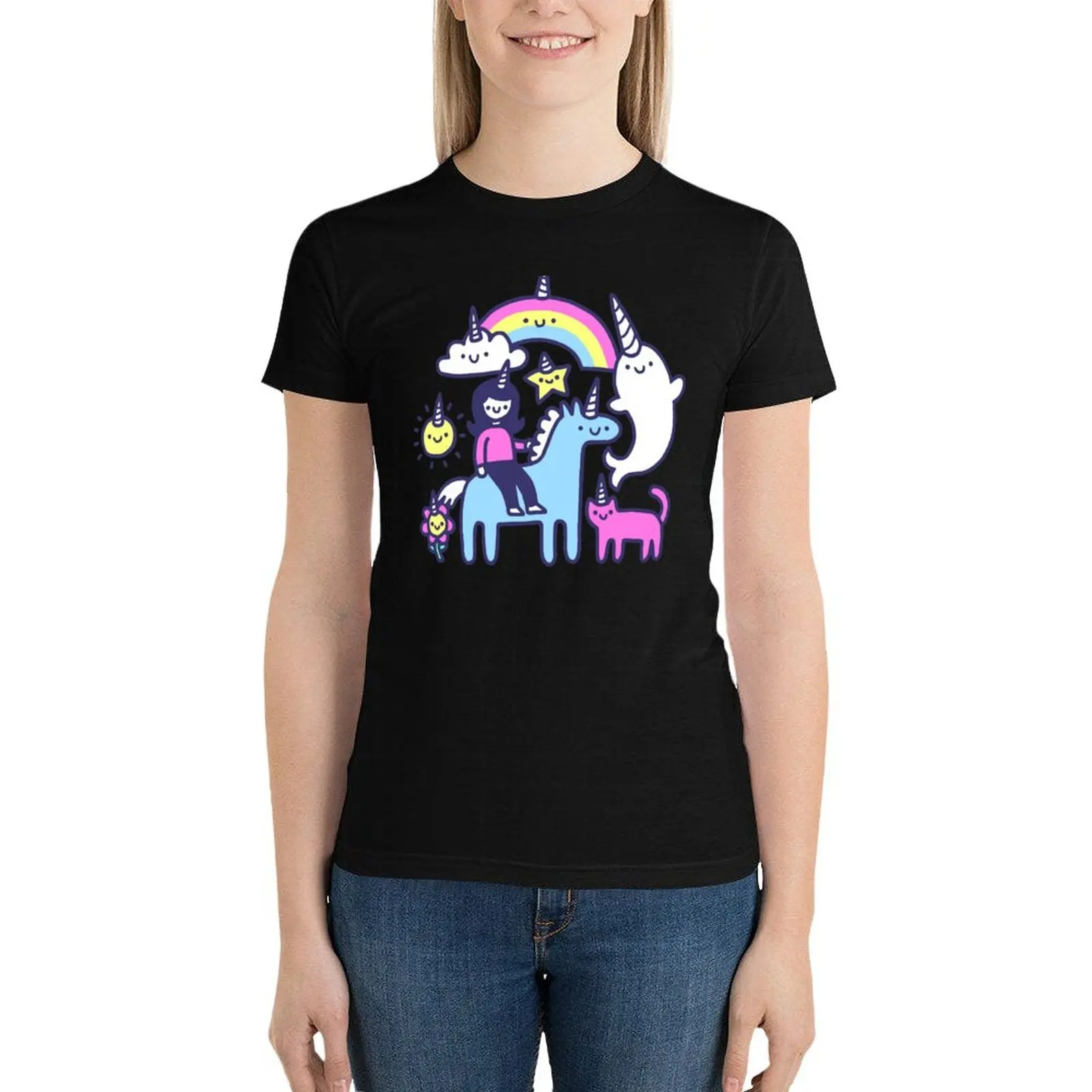 

Unicorns Everywhere! T-Shirt hippie clothes graphics Women t shirt