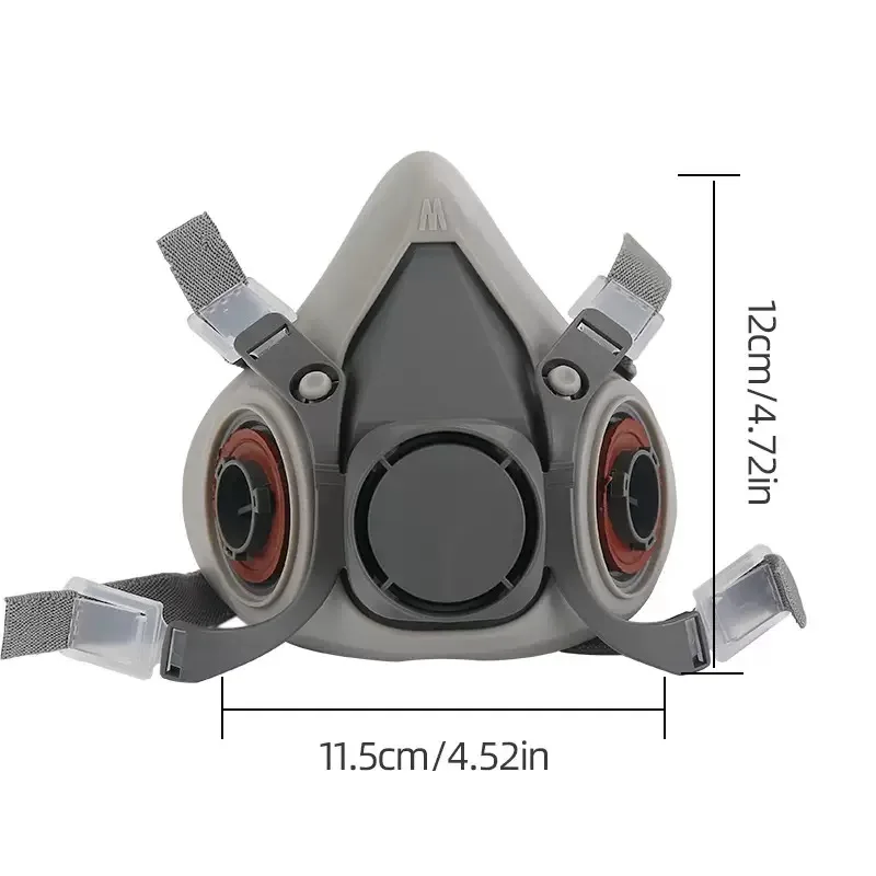 Suitable for use in painting and renovation work; this anti-formaldehyde respirator functions in the same way as the Model 6200
