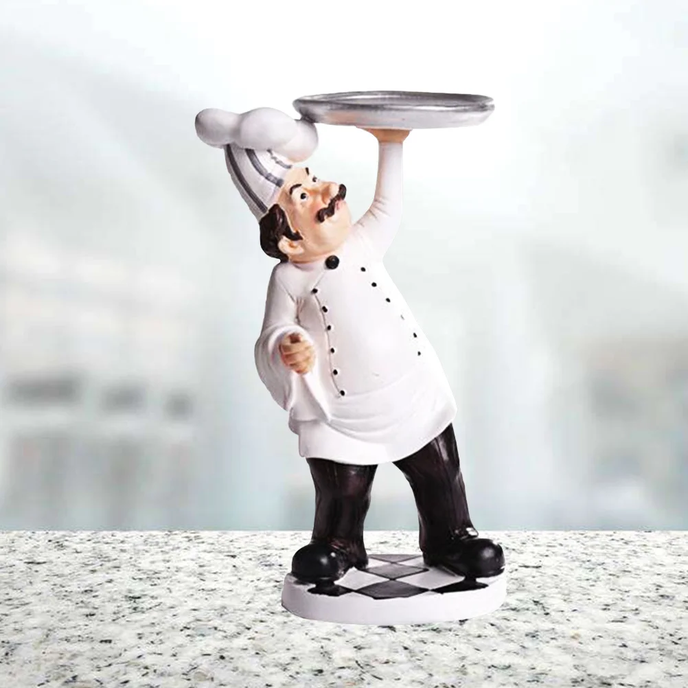 

Restaurant Tray Display Resin Figure Modern Art Statue For Home Bakery Hotel Table Ornament Decor Indoor Outdoor