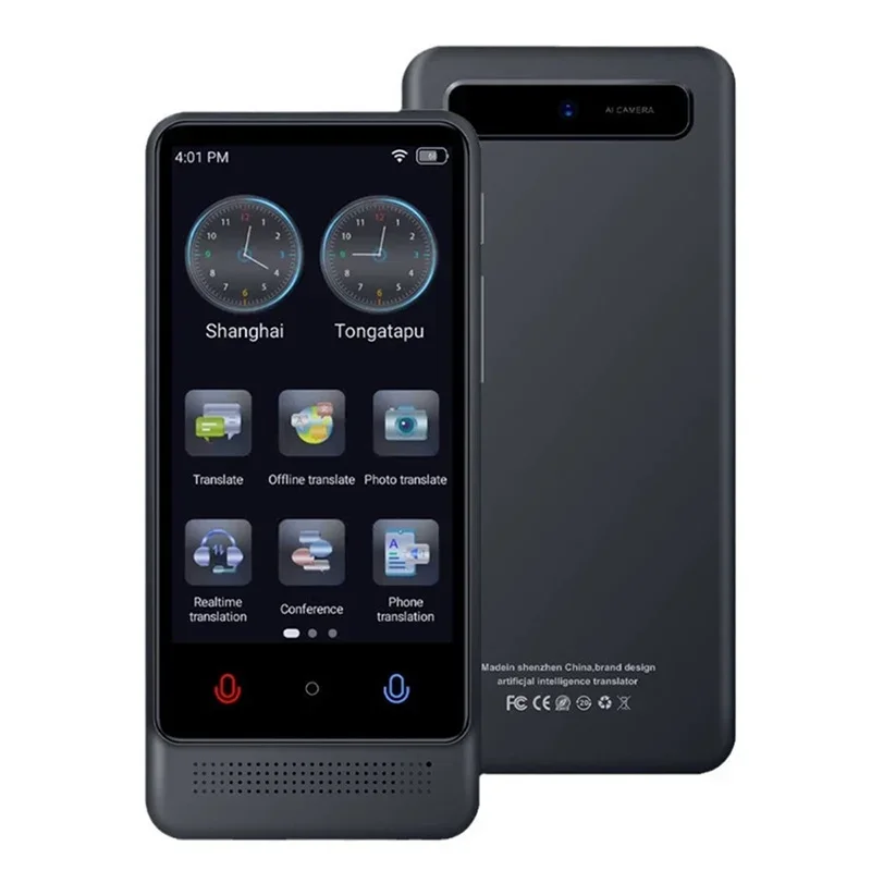 

M12 Portable Smart Voice Translator 137 Languages Real-time Speech Interactive Offline Cantonese Translation For Business Travel