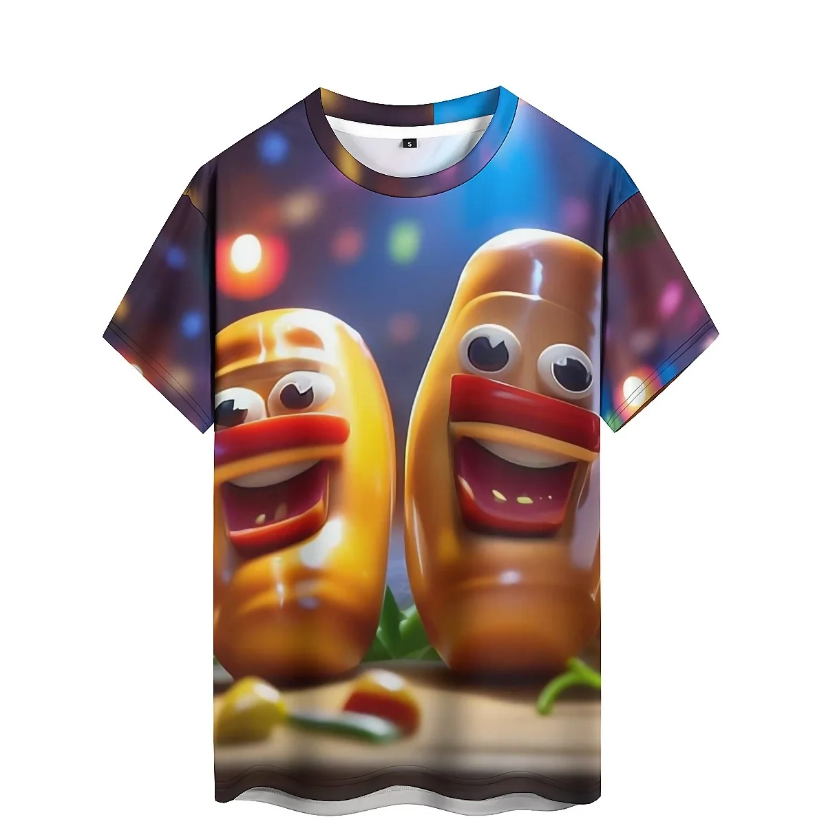 

Men's Minimalist Design 3D Printed Short-Sleeve T-Shirt - Family Gathering, Youth Basic Tee