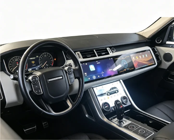 12.3 Inch Triple Screen System GPS Radio Navigation For 2014-2017 Land Rover Range Rover Harman Dual System Compatibility