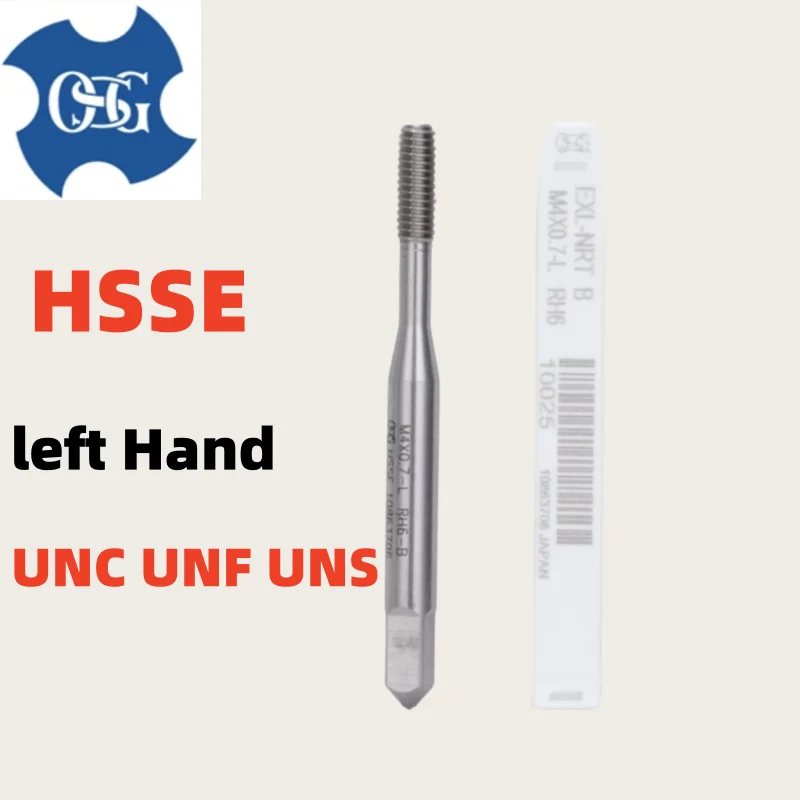 OSG HSSE Left Hand Forming Roll Tap UNC UNF UNS 10-32L 0-24L 1/4-28L /4-20L 5/16-18L 3/8-16L Machine Screw Thread Taps