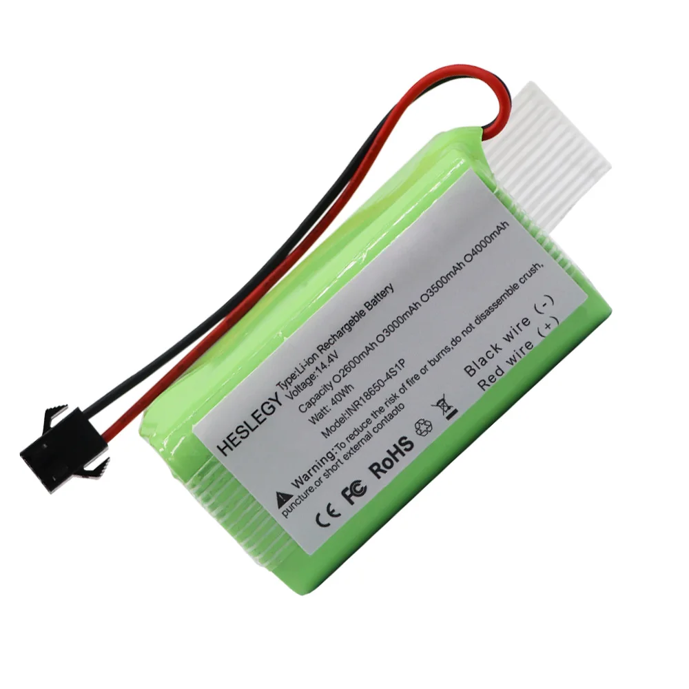 14.4V 2600mAh Li-ion Battery for Conga Excellence 950 990 1090 1790 1990 Deebot N79S N79 DN622 Eufy Robovac 11S 12 X500