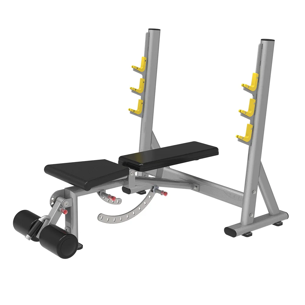 

Commercial Multi-Functional Metal Fitness Bench Press Rack Steel Frame-Adjustable Weightlifting Equipment for Home Strength