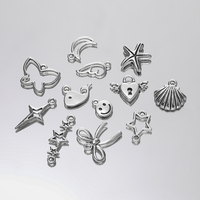 10Pcs/lot 12 Style Metal Alloy Cute Hollow Bow Charms Holiday Gifts Pendants For Jewelry Making DIY Handmade Craft