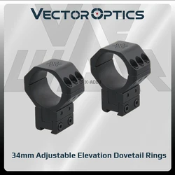 Montura óptica 34mm Picatinny – Anillos tácticos para visor de caza