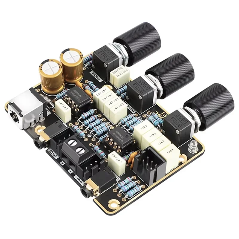 A72T Preamlifier Tone Board Active Filter Amplifier Mini For Home Theater Adjustment Volume Control