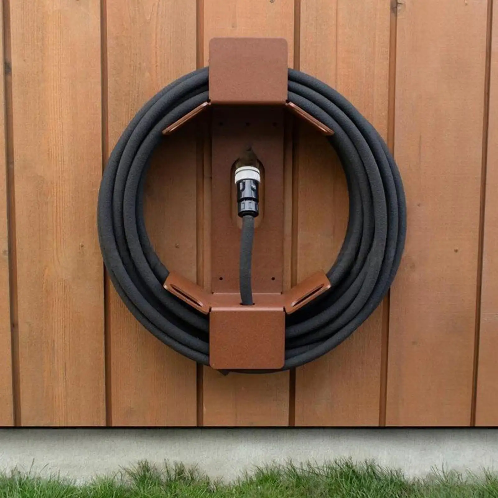 Gartenschlauchhalter für die Wandmontage, robuste, platzsparende Haken, Schlauch-Organisationsständer – Detail 7