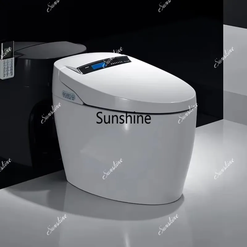 Smart toilet Intelligent, Automatic flip-top flush ceramic automatic flushing integrated Commode S-shaped water trap toilet  FT